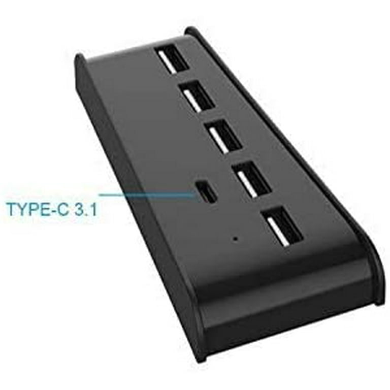  KOVA Horizontal Stand for New PS5 Slim Console with 4-Port USB  Hub, Base Stand Accessories for 2023 Playstation 5 Disc & Digital Edition,  Holder with 4 USB 2.0 Date Ports for