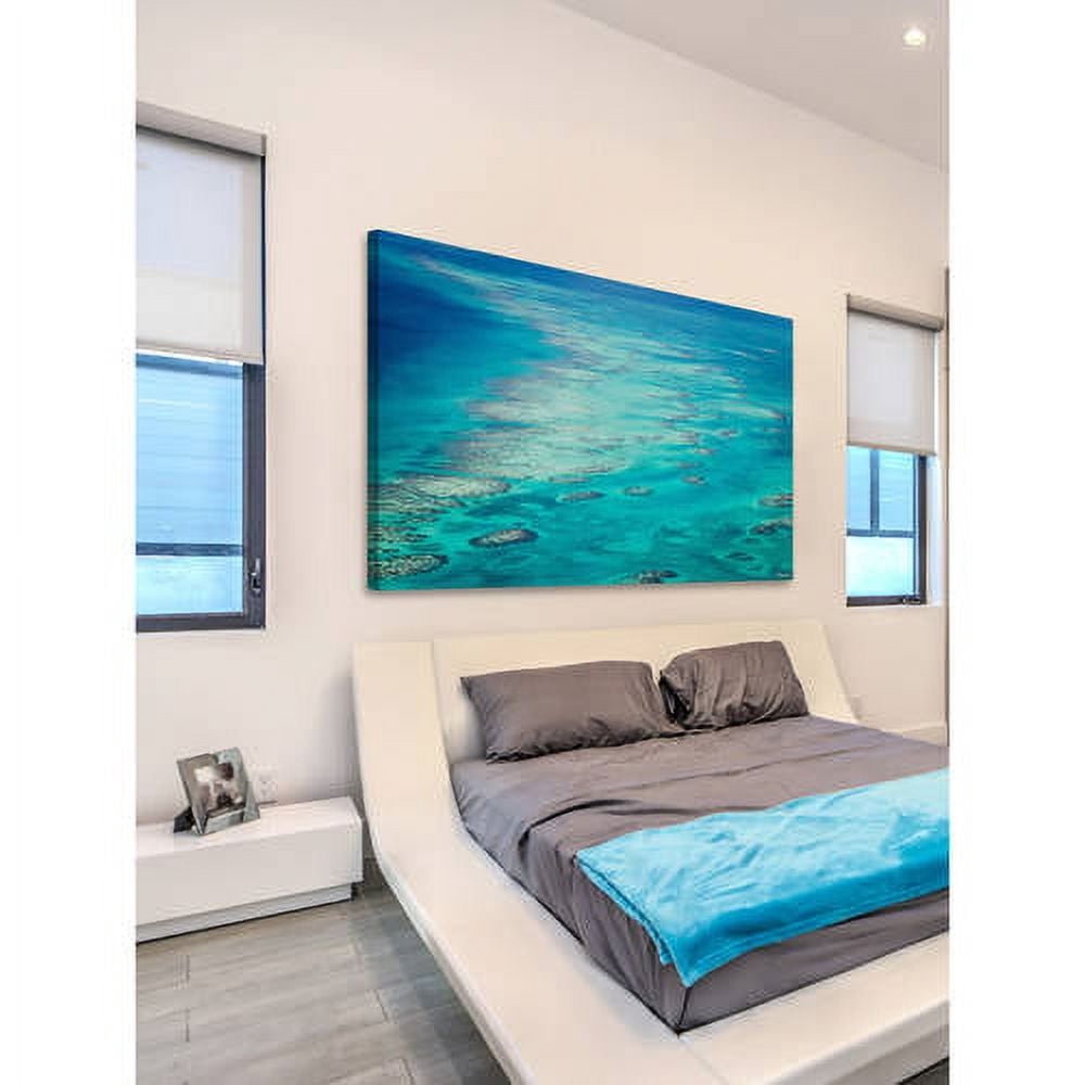 Marmont Hill "Ocean Rocks" Painting Print on Wrapped Canvas