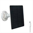 thumbnail image 1 of Paneles Solares de 5 W IP65 A Prueba de Agua con Cable de 3 Metros para Cámara con Batería de 5 V Cámara de Baja Potencia Cámara de Seguridad para Exteriores,C, 1 of 7