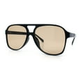 thumbnail image 4 of Mens Iconic Large Tear Drop Racer Plastic Fashion Sunglasses Black - Brown, 4 of 8