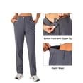 thumbnail image 2 of Little Donkey Andy Women's Golf Pants Stretch Quick Dry Business Casual Slacks with Pockets, Grey L, 2 of 6