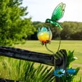 thumbnail image 4 of Teresa's Collections 42''H Bird Solar Garden Lights for Garden Decor, Outdoor Metal Flower Solar Yard Stake Lights for Lawn Patio Yard Decor, Gifts for Mom Grandma, 4 of 14