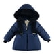 thumbnail image 1 of Gibobby Chamarra acolchada para niñasAbrigo para niños, chaqueta de invierno para bebés, niñas, niños, con capucha, prendas de vestir para niños pequeños(Marina, 3-4 Años), 1 of 5
