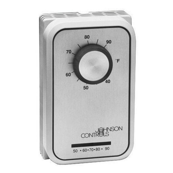 Johnson Controls T26S-18C 120/208/240/277V SPDT Line Voltage Thermostat 40-90F, replacement for T26S-18