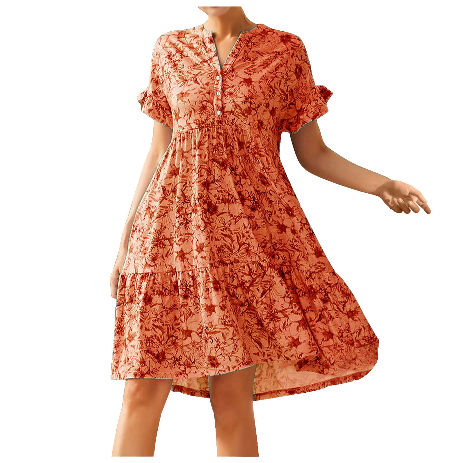 Womens Dresses Summer Petite Dresses For Women Flowy Short Dress