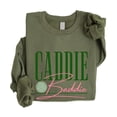 thumbnail image 4 of Caddie Baddie Sweatshirt for Women Trendy Funny Golf Pullover Crewneck Army Green Sweatshirt Adult Small, 4 of 7