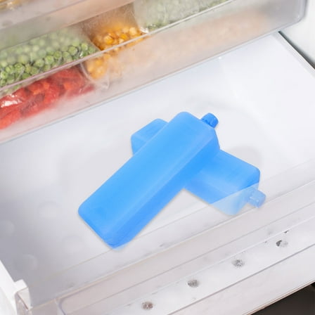 Hemoton Set of 6 Reusable Ice Packs for Coolers, Freezer to Keep Cold