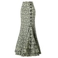 thumbnail image 1 of LSLJS Jupe Sirène Rétro Style Punk Aguichant pour Femmes Vintage de Fête Longue à Volants Queue de Poisson Robe, 1 of 3