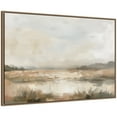 thumbnail image 4 of Kate and Laurel Framed Canvas Wall Art Print Neutral Abstract Landscape by The Creative Bunch Studio, 41 x 28 Sylvie Beaded Dark Gold Frame, Modern Contemporary, Landscape Art for Wall Decor, 4 of 8