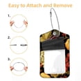 thumbnail image 2 of Square PU Leather 2 Pack Travel Tag - Bag Tag - Suitcase Tag with Privacy Cover and Stainless Steel Ring - Suitable for Travel, Backpack, and Handbag Fruit, 2 of 7