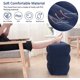 thumbnail image 4 of Reposapiés almohada de viaje Li build plegable Portátil inflable ajustable azul, 4 of 5