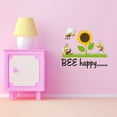thumbnail image 3 of Children Bee Happy Cute Animal Wall Decal Decoration Happy Boy Bee sitting on a Flowe Field Vinyl Art Lasts Years and Easily Removable - Size: 40 In(W) x 36 In(H), 3 of 5