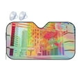 thumbnail image 1 of YFYANG Front Windshield Sun Shade, Urban Architecture Graffiti Foldable Car Visor for Cars, Trucks, SUVs, Small, 1 of 9