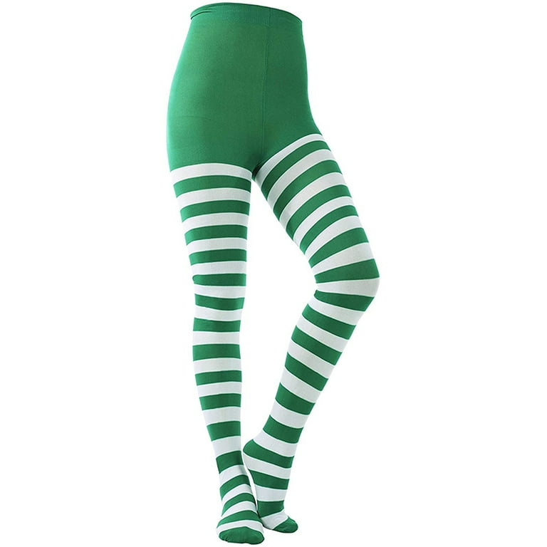 Christmas striped leggings shop