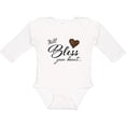 thumbnail image 3 of Inktastic Well Bless your Heart with Leopard Print Boys or Girls Long Sleeve Baby Bodysuit, 3 of 5