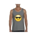 thumbnail image 1 of Men's Tank Top for Men - Emoji with Sunglasses, 1 of 5