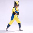 thumbnail image 1 of Disfraz de superhéroe para niños, disfraz de Halloween, ropa de Wolverine, disfraz de cosplay con división de siamés Afortunado Sencillez, 1 of 2