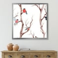 thumbnail image 3 of Designart 'Little Birds Sitting On The Tree Branches III' Traditional Framed Art Print, 3 of 4