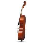 Acoustic Cello in Natural Color w/Case, Bow, Bridge and Rosin (4/4 - Full Size)