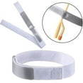 thumbnail image 2 of Adjustable Hook and Loop Leg Strap Foley Catheter Stabilization Device Urinary Drainage Tube Holder with Anti Slip Silicone Grip Gray (6 Pack), 2 of 2