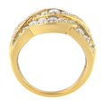 thumbnail image 4 of 10K Yellow Gold 2 CTTW Diamond Cluster Bypass Ring(H-I,I1-I2), 4 of 8