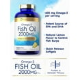 thumbnail image 3 of Fish Oil 2000mg | 320 Softgels | 600mg Total Omega 3 | Non-GMO & Gluten Free | by Carlyle, 3 of 7