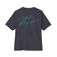 thumbnail image 4 of WHAT'S YOUR HUSTLE? RETRO MIAMI VICE LOGO BOXY T-SHIRT | (3 COLORS), 4 of 9