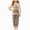 A52-Khaki, variant on Girls Fall Winter Hooded Sweatshirt Print Pants 2PCs Fashion Set