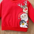thumbnail image 7 of Kiijoy Toddler Boys Christmas Outfits Cartoon Pullover Sweatshirt Sweatpants Sweatsuit, 7 of 7
