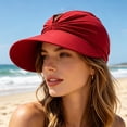 thumbnail image 4 of 2026 New Women's UV Protection Sun Visor Hat, Sun Hats for Women, Lightweight Foldable Ponytail Sports Cap Beach Outdoor, 4 of 6