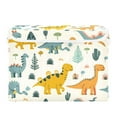 thumbnail image 2 of Leaves with Dinosaurs Storage Basket Foldable Laundry Basket Shelf Kids Toy Storage Container Organizer with Handles, 2 of 7