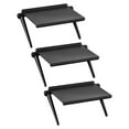 thumbnail image 3 of KAKOWELY 3Pcs TV Top Rack Shelf Monitor Top Storage Shelf Plastic Shelf TV Shelf Storage Shelf Router Stand (S),6.46X"X4.45"X0.79", 3 of 5