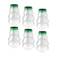 thumbnail image 2 of Tarro de dulces de 6 piezas, botella de azúcar transparente grande para , adornos navideños herméticos en forma de Navidad con tapa para cocin Verde mayimx tarro de caramelo, 2 of 9
