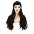 thumbnail image 5 of Long Curly Wig Hat Hooded Wig Winter Cap Caps Casual Women Wig Hats with Hair, 5 of 5