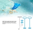 thumbnail image 3 of Pool Skimmer Basket Handle, Robust Pool Skimmer Basket Hook Safe Easy Installation with Screws for Swimming Pool, 3 of 7