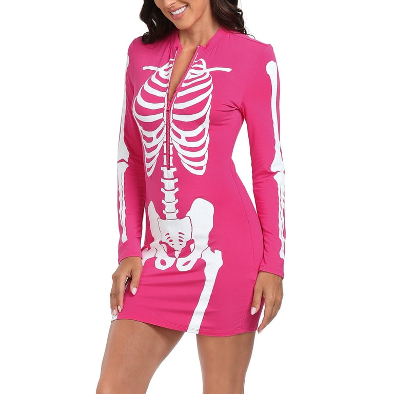 skeleton bodycon dress Queen of Sparkles
