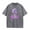 Light Gray, variant on Men's Shirts Under $3 Graphic Tee Cotton Fashionable and Comfortable Short Sleeved T-shirt Personalized Batik Washed Top