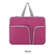 thumbnail image 4 of Seitruly Funda para portátil con asa, funda para ordenador, bolsa de transporte de viaje portátil, compartimentos protectores, almacenamiento Relojes inteligentes Rosa roja 13 pulgadas, 4 of 6
