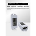 thumbnail image 4 of 1 POE 2 Out 100M Standard POE 100M Rallonge Réseau Cascad Répéteur Rj45 Conforme IEEE 802.3AT/AF pour Caméra IP, 4 of 5