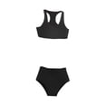 thumbnail image 3 of Traje de Baño Femenino a Escala 1/6, Bikini, Chaleco Deportivo Y Pantalones Cortos, Colección de Moda, Parte Superior E Inferior, Ropa Interior. Negro, 3 of 8
