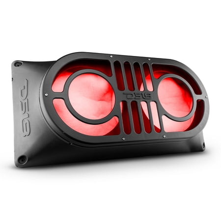 DS18 JBASS 10 Unloaded Shallow Subwoofer Enclosure for Jeep JK JKU & JL