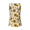 thumbnail image 5 of Sigee Sunflowers and Bees for Women's Workout Tank Top,Running Tank Tops,Sleeveless Gym Clothes, 5 of 8