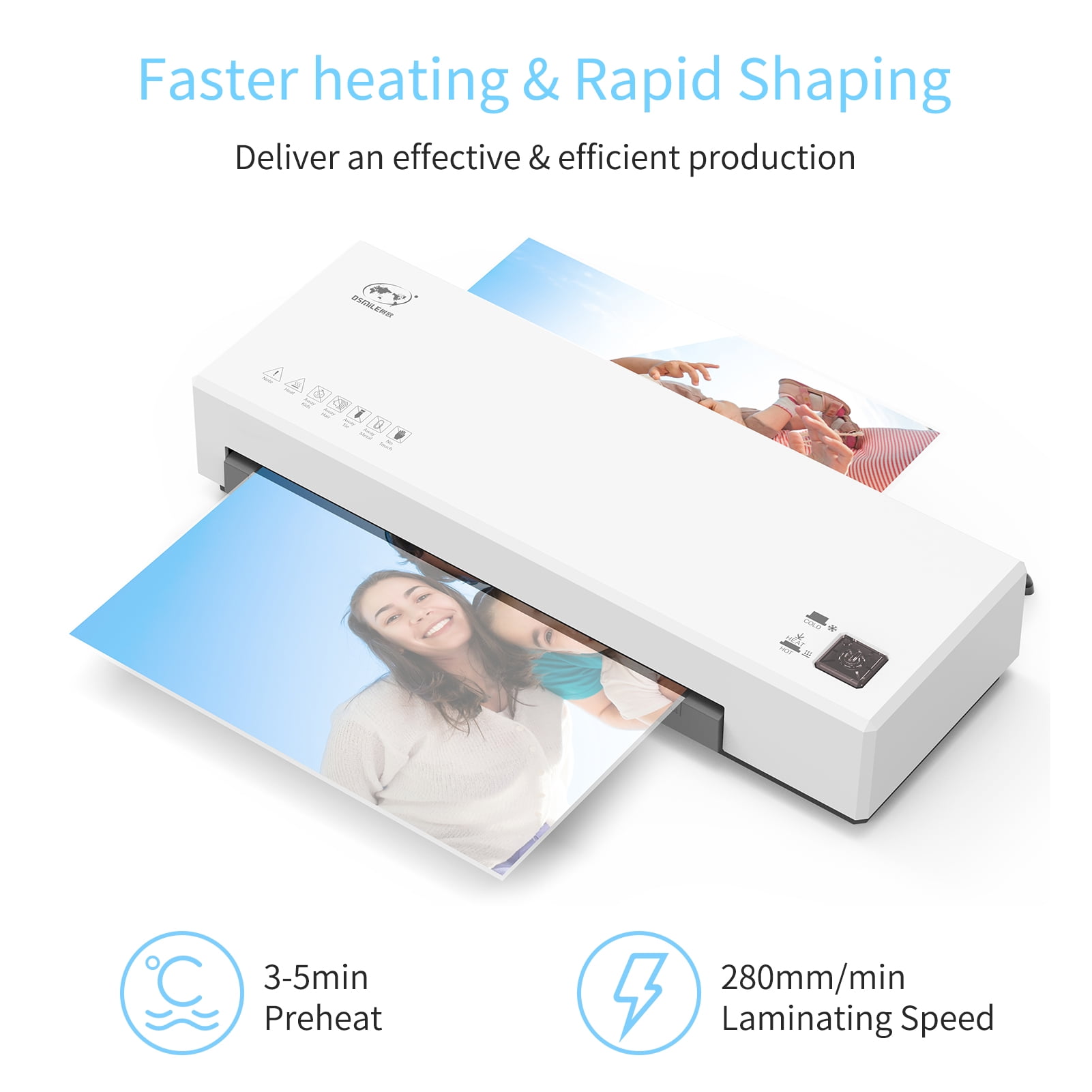 Texet A3 Personal Home Office Laminator 100 x A4 Laminating Pouches