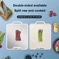 thumbnail image 3 of Tabla para Cortar Frutas Doble Cara Carne Verduras Color Blanco, 3 of 9