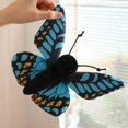 thumbnail image 2 of Realistic Blue Monarch Butterfly Stuffed Animal Plush Doll -12.2 '' Soft Cute Wildlife Animal Cuddle Gifts, 2 of 6