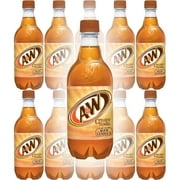 A&W Cream Soda, 20 Fl Oz Bottles, (Pack of 16, Total of 320 Fl Oz)