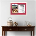 thumbnail image 2 of ArtToFrames Collage Photo Picture Frame with 1 - 8x10 and 2 - 5x7 Openings, Framed in White with Rouge and Black Mats (CDM-3966-331), 2 of 8