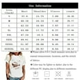 thumbnail image 5 of NAMTYQX Trendy Tops for Women 2025 Short Sleeve Lightweight Bedrucken Crewneck Plus Size Breathable Print Boyfriend Hawaiian Plus Size Blouses for Women Navy Size S, 5 of 5