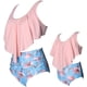 thumbnail image 5 of Traje de baño para niñas Conjunto de bikini de dos piezas Ruffle Falbala Trajes de baño Trajes de baño Adepaton WMZL-956-98, 5 of 7