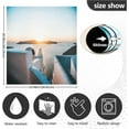 thumbnail image 3 of Coolnut Building Water Sunset Dishwasher Magnet Sticker, Refrigerator Magnetic Cover, Fridge Panels, Home Cabinet Decals Appliances Stickers, 23"x 26", 3 of 6